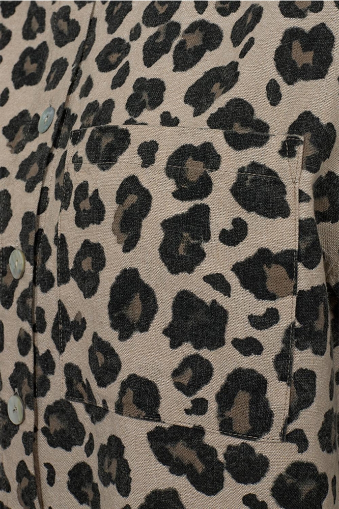 FQLAVISCO SHIRT 206036 SAND MELANGE W BLACK